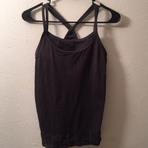Athleta shimmer stripe namaste tank